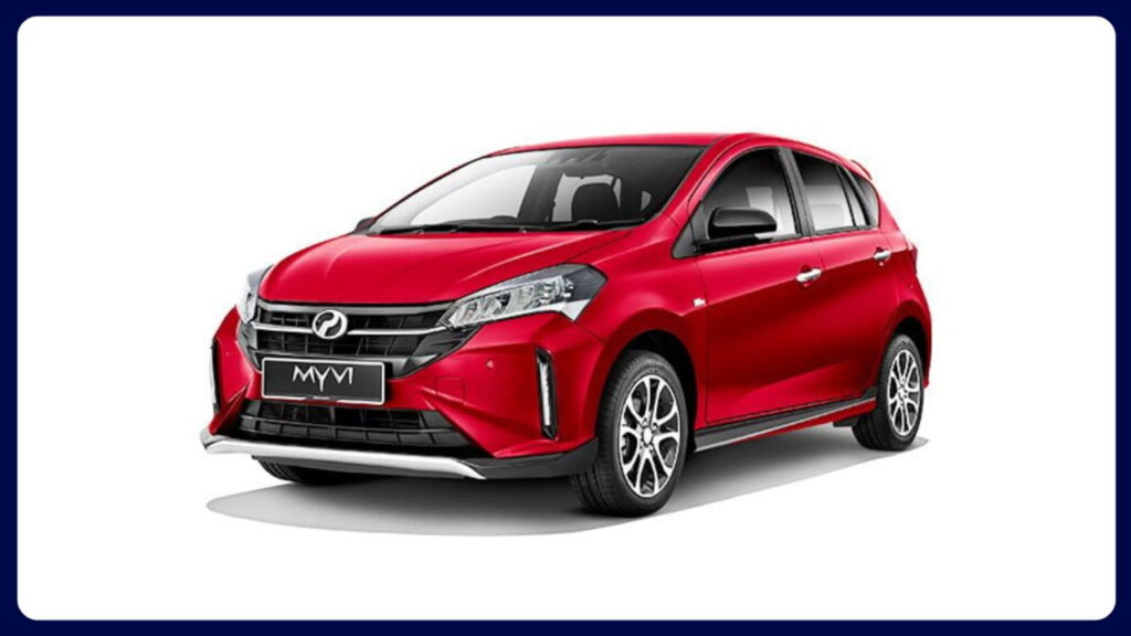 jenis kereta hatchback perodua myvi terkini di malaysia