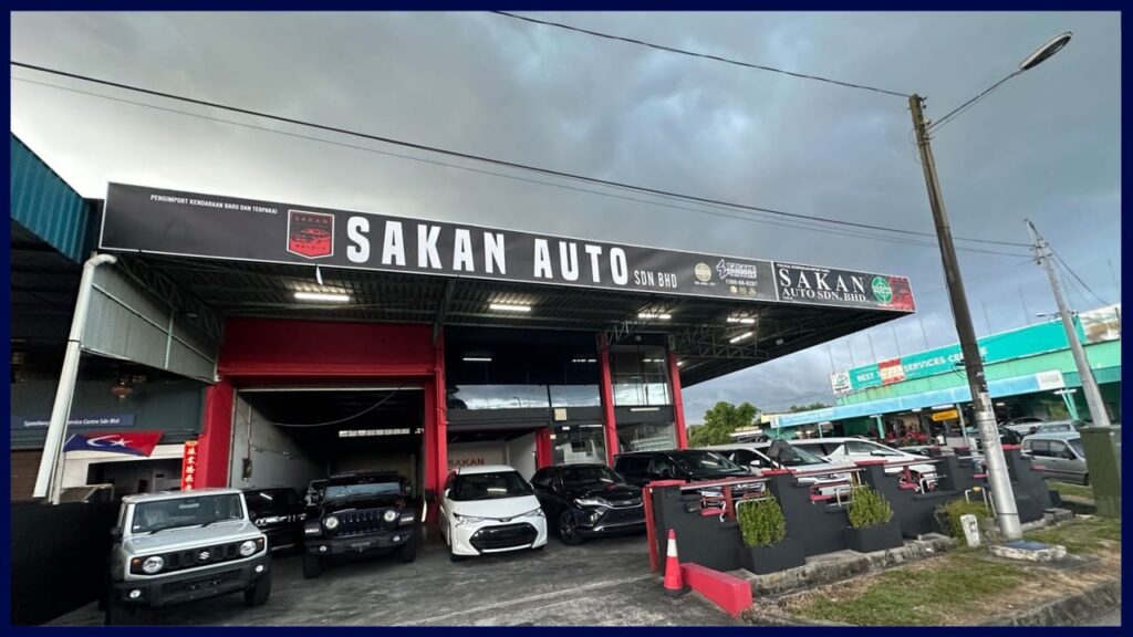 kedai kereta johor jaya sakan auto cawangan jb