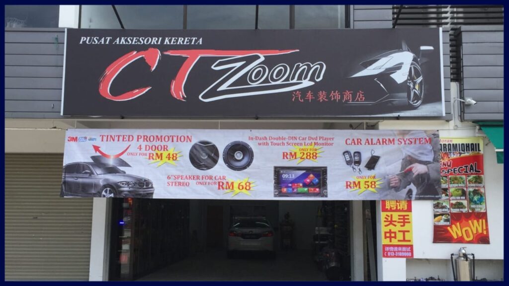 ct zoom car accessories setia alam