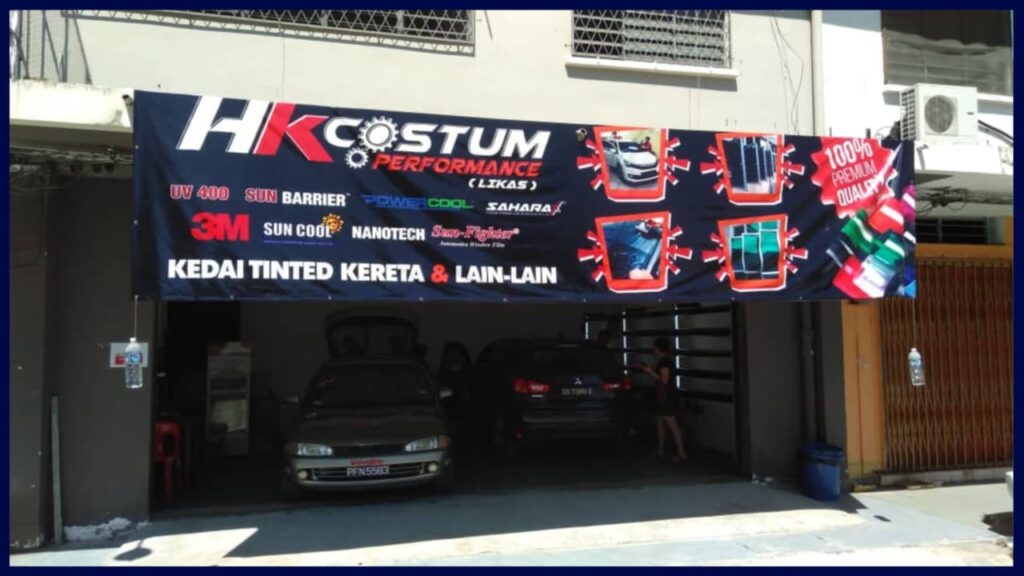 hk costum performance likas tinted murah kota kinabalu