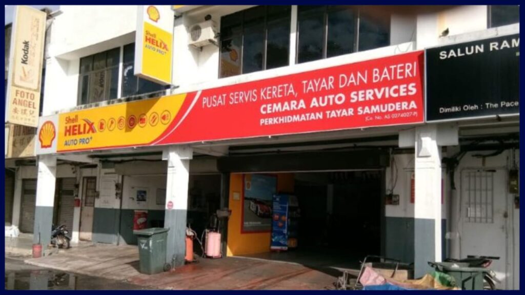 pusat membaiki kereta taman cemara