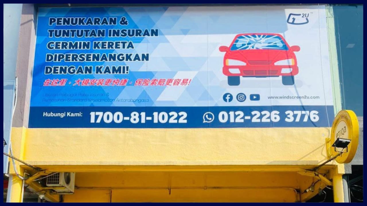 windscreen2u kedai cermin kereta sungai petani