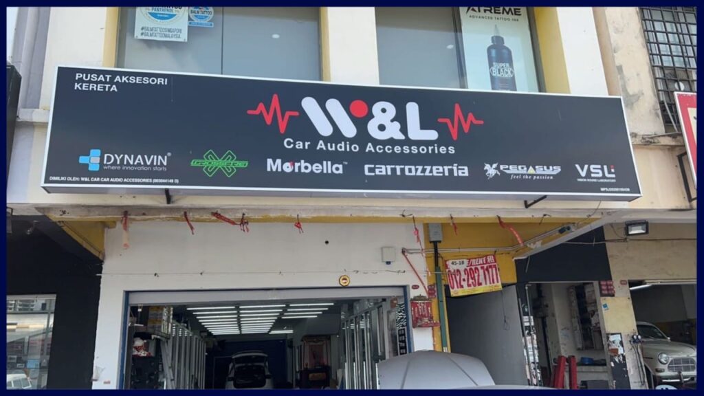 w&l car audio accessories puchong