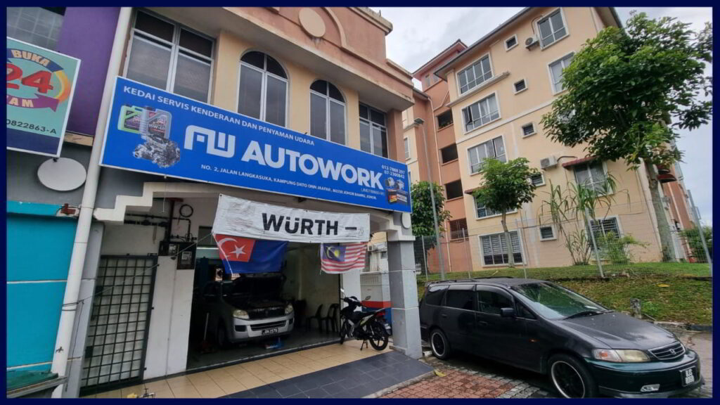 bengkel kereta dan service aircond aw autowork taman dato onn jaffar