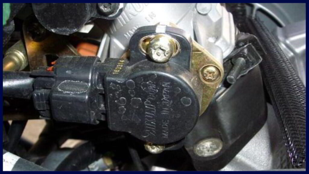 kerosakan pada throttle position sensor