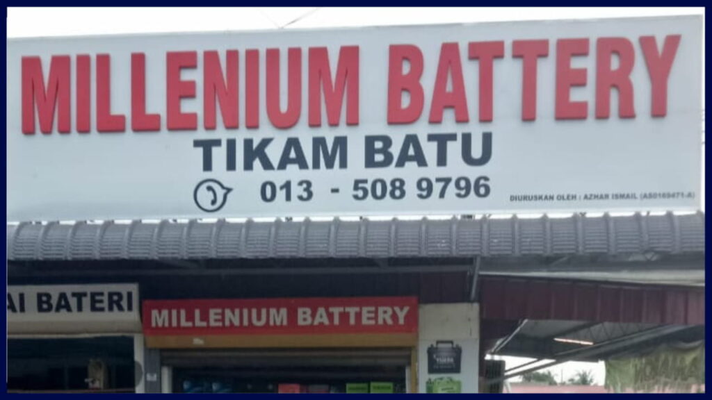 millenium battery cawangan tikam batu