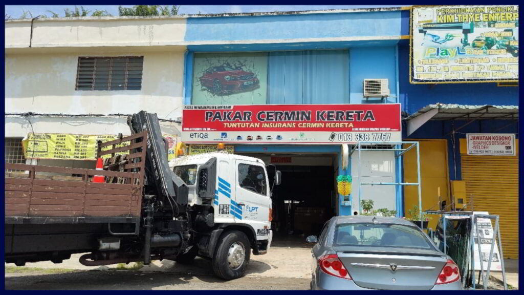 pakar cermin kereta keong workshop