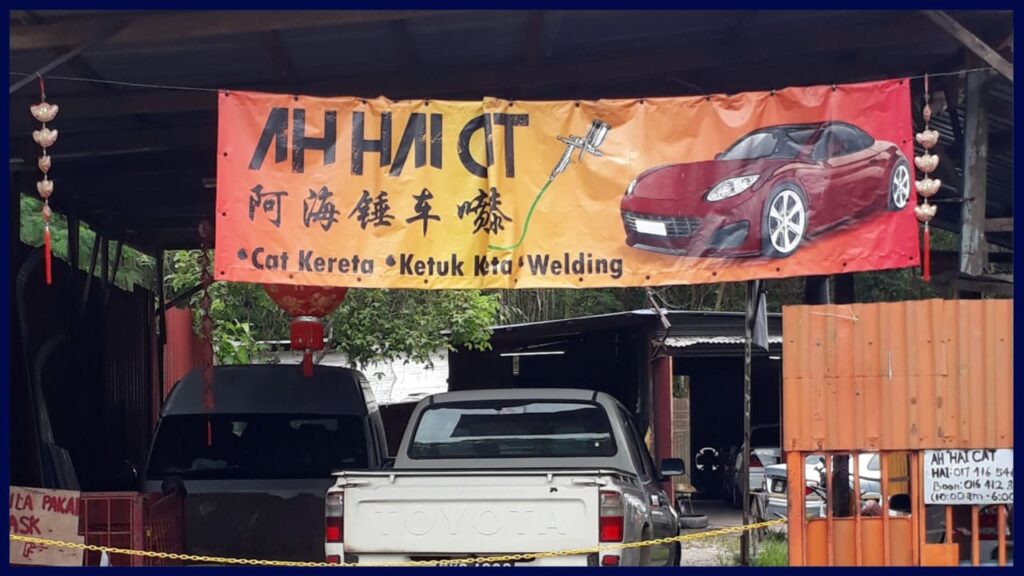 ah hai cat kereta dan ketuk kereta