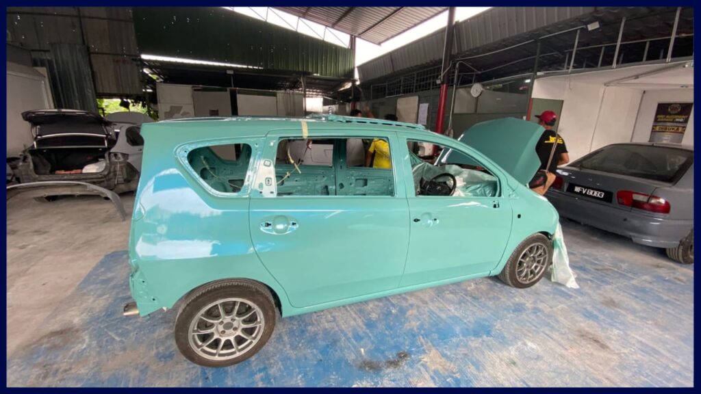 bengkel cat kereta bro autopaint garage