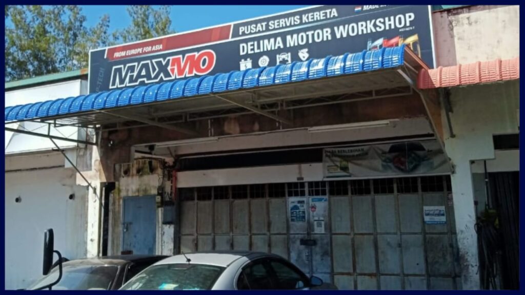 bengkel kereta delima motor workshop