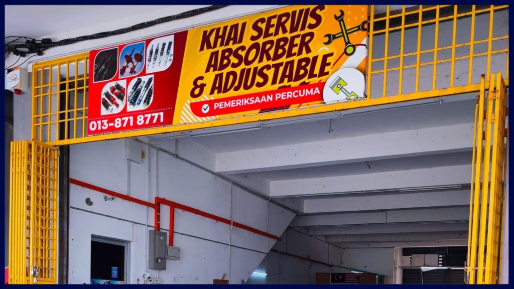 khai servis absober dan adjustable