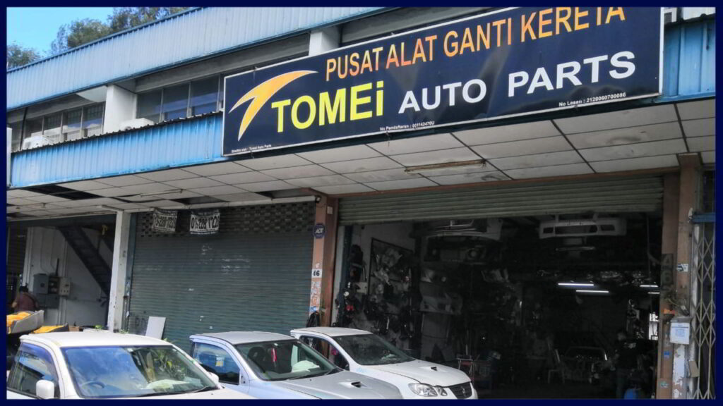 kedai potong kereta puchong tomei auto parts