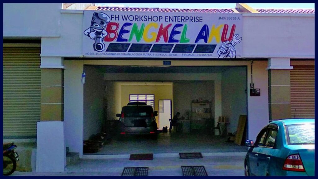 kedai servis kereta kulai bengkel aku