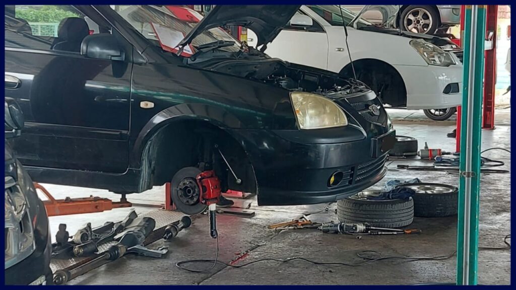 kedai membaiki kenderaan saha auto & crane service