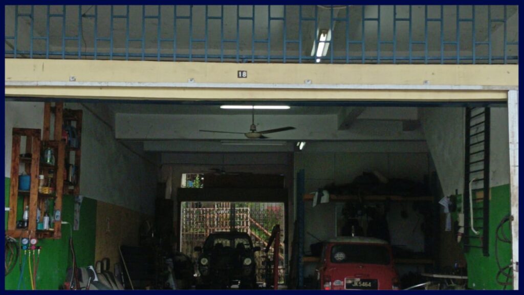 pusat servis kereta din garage kluang