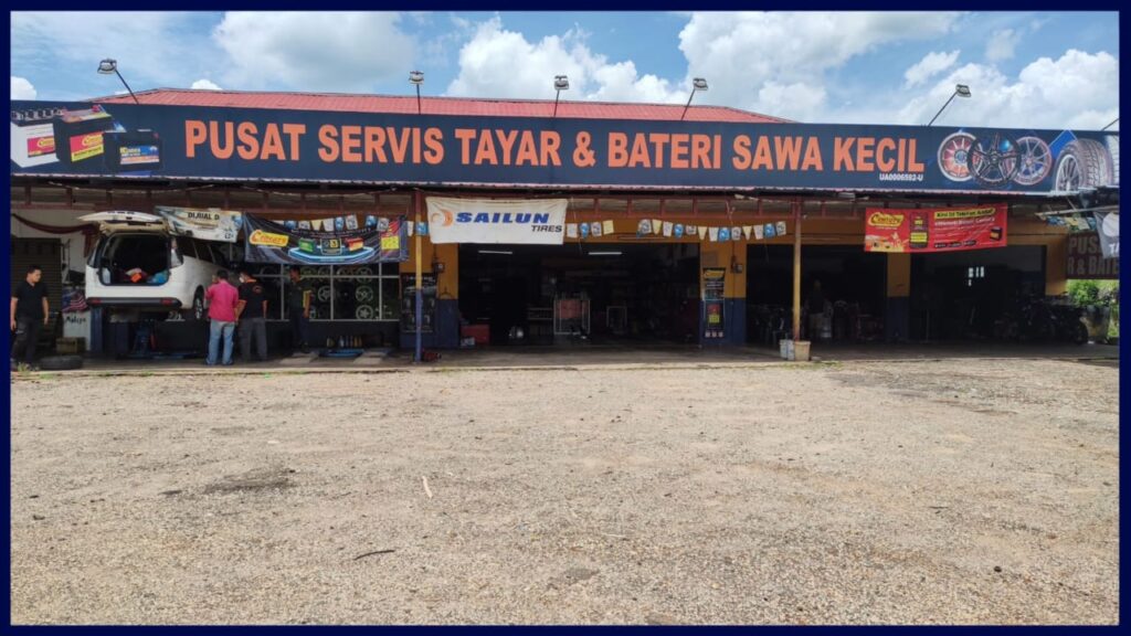 pusat servis tayar & bateri sawa keci