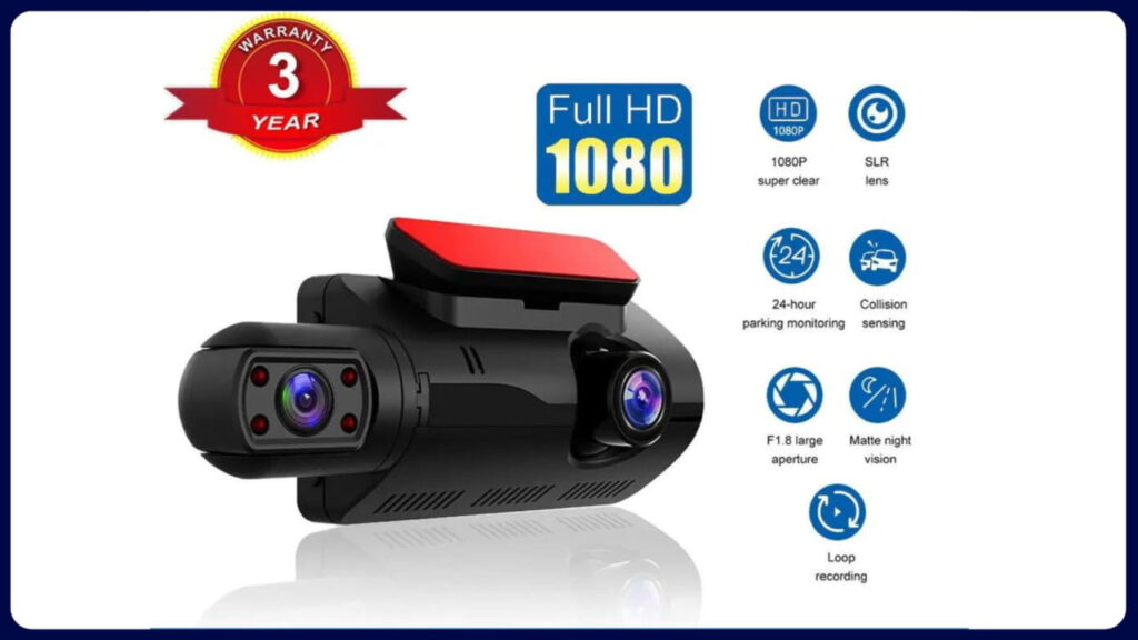 dosen 3-inch dash cam