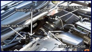 tanda sensor manifold absolute pressure maf map rosak