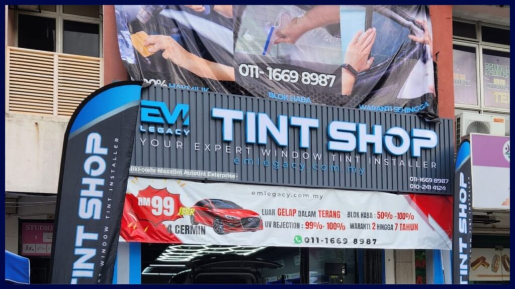 em legacy tint shop bandar baru bangi