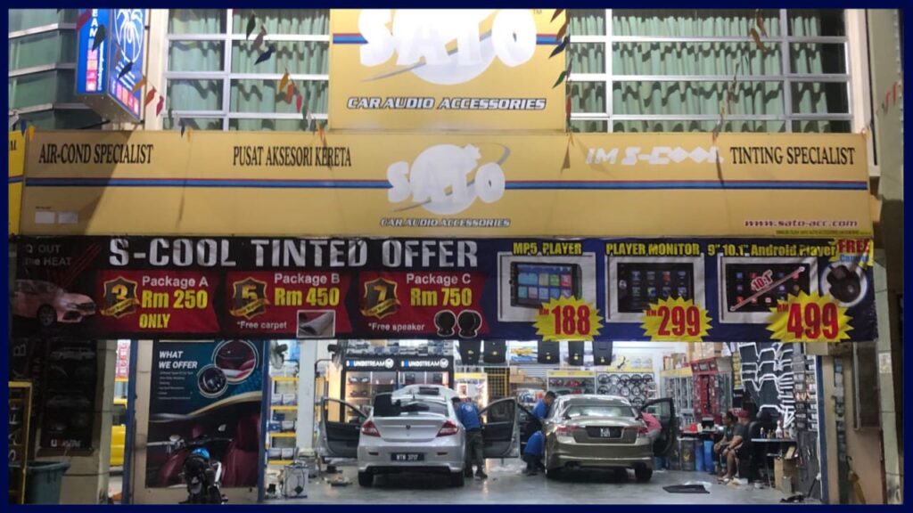 sato sentosa car accessories kajang town