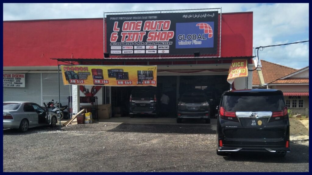 kedai aksesori kereta kuala terengganu l one auto & tint shop