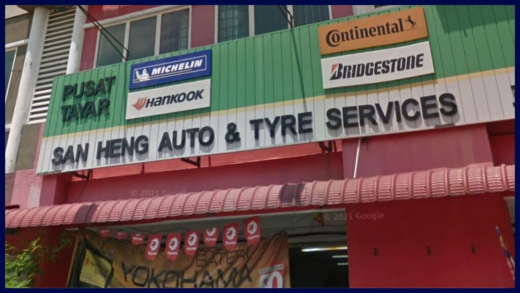 kedai tayar kereta teluk intan san heng auto & tyre services