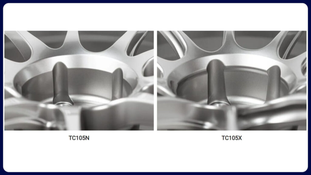 tc105x vs tc105n bahagian tengah rim diperkuat