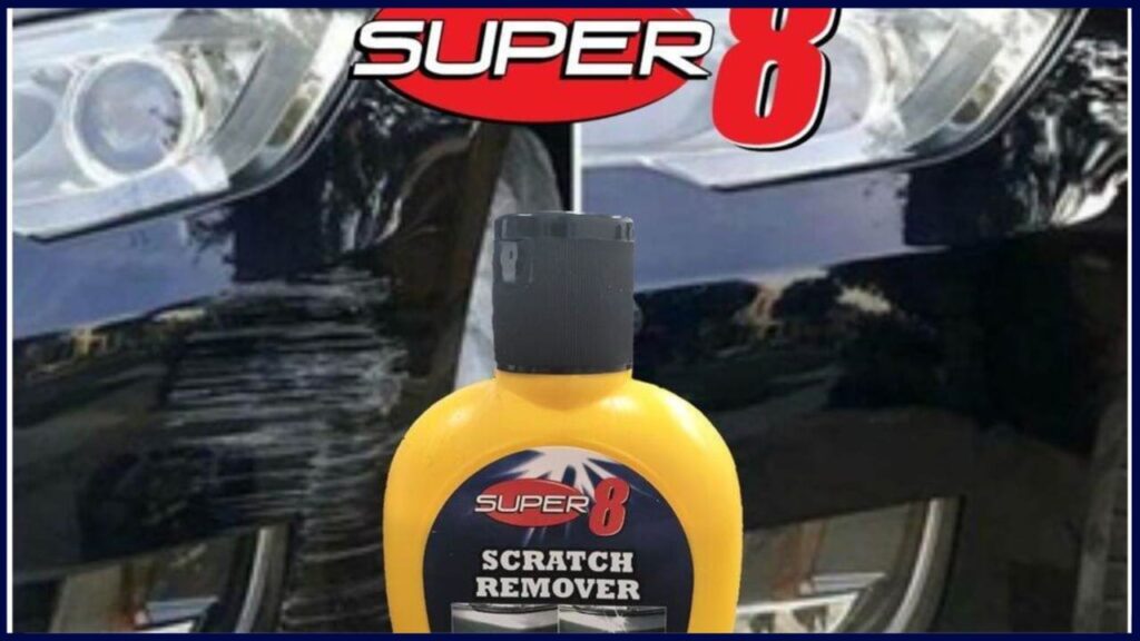 menggunakan super 8 scratch remover